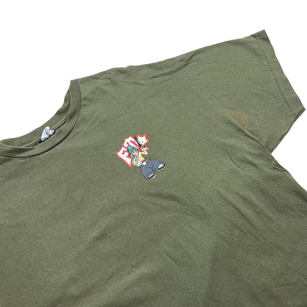 FTP Spray Can T Shirt in Olive Green